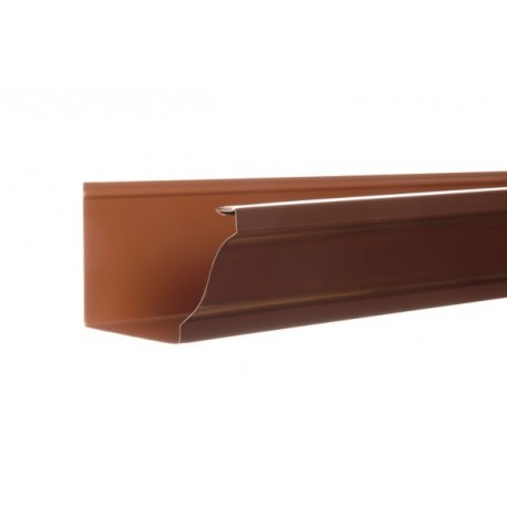 GOUTTIERE ALUMINIUM MARRON RAL 8017 3 METRES G300