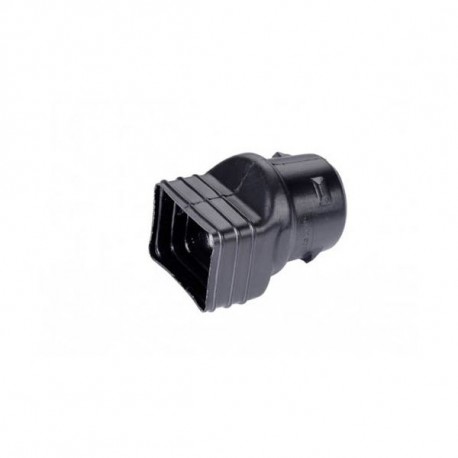 ADAPTATEUR CYLINDRIQUE PVC NOIR D80