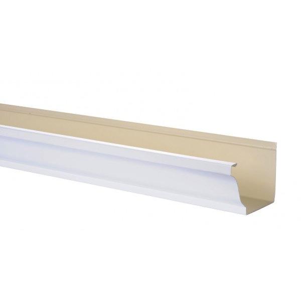 Gouttière aluminium blanc 4 mètres G300