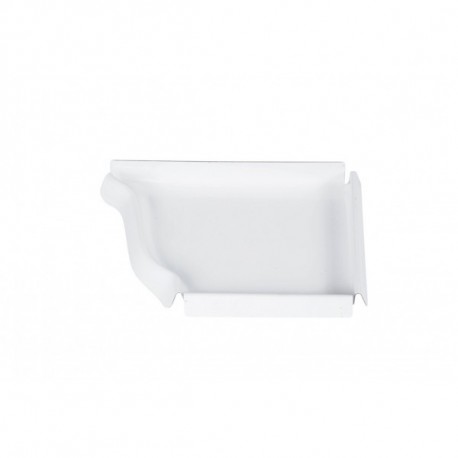 FOND DROIT GOUTTIERE ALU BLANC