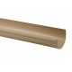 Gouttière demi-ronde PVC sable 25 - 2 mètres