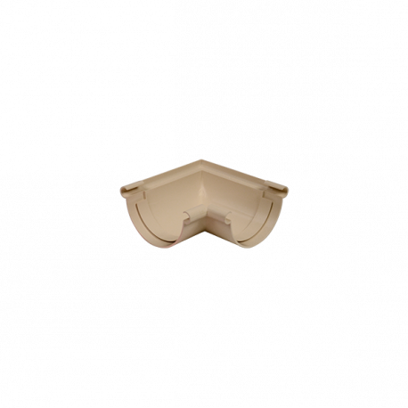 marron Jonction /à coller PVC 25 demi-ronde Goutti/ère PVC 25 demi-ronde