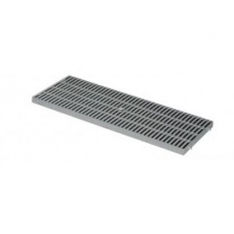 Grille pour caniveau à grille polypropylène gris