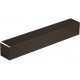 EMBOUT POUR COUVERTINE ALUMINIUM NOIR RAL 9005 1MM