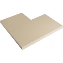 ANGLE COUVERTINE ALUMINIUM SABLE 0,8 MM - 45 X 45 CM