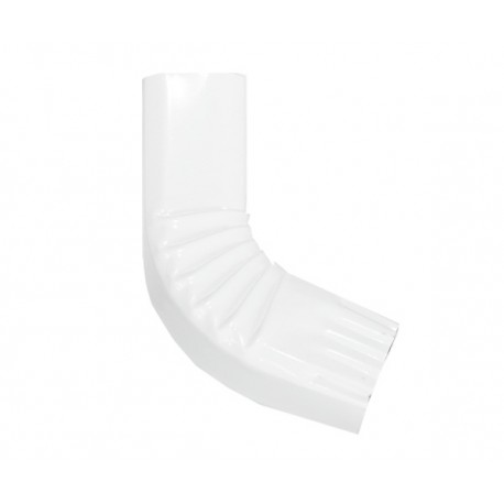 Coude frontal (1)  intérieur aluminium LISSE Blanc