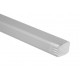 Tuyau de descente Rectangulaire aluminium LISSE Gris métal 60X80 - 2ML