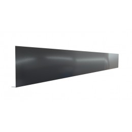Pliage Aluminium en L noir RAL 9005 1 mm - 2 mètres