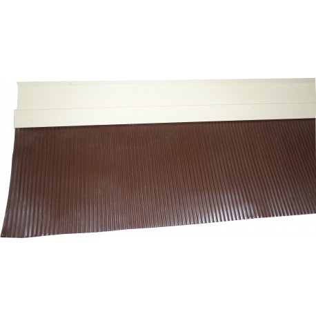 SOLIN MASTIC SABLE BAVETTE ALUMINIUM MARRON 200mm - 2ML