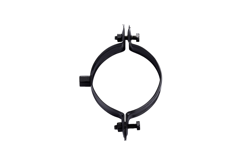 Charnière à palier lisse en nylon acier noir avec bouton traversant et
