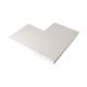 ANGLE COUVERTINE ALUMINIUM GRIS BLANC 9010 1,5M M - 45 X 45 CM