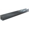 Pliage U aluminium Gris ardoise RAL 7016 ( 1 mm ) - Longueur 2 mètres - A: 200 mm - B: 25 mm - C: 10 mm