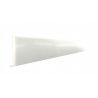 Pliage L aluminium Blanc RAL 9010 - Longueur 2 mètres - A : 170 mm -B: 20 mm 