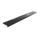 Appui de fenêtre aluminium noir RAL 9005 ( 1 mm ) - 2 mètres - retour: 30 mm - Profondeur:100 mm - Nez: 30 mm 