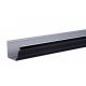 Gouttière aluminium Noir G300 - 4 mètres 