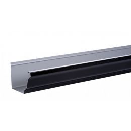 Gouttière aluminium Noir G300 - 4 mètres 