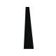 Bande plane aluminium Noir RAL 9005 ( 0,7 mm ) - 170 x 2000 mm 