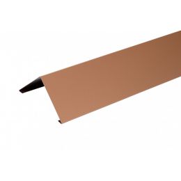 Faitage simple 2 pinces aluminium Miel - Longueur 2 mètres - Développé 333 mm. 
