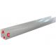 Pliage U aluminium Miel - Longueur 2 mètres - A:250 mm - B:70 mm - C: 20 mm 