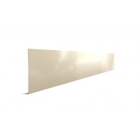 Pliage L aluminium sable RAL 1015 ( 0,7 mm ) - Longueur 2 mètres - A: 150 mm - B: 60 mm