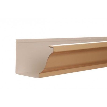 Gouttière aluminium sable G300 ( RAL 1015 ) - Longueur 6150 mm 