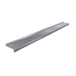 Appui de fenêtre zinc - Longueur 2 mètres - Retour: 15 mm - Profondeur: 135 mm - Hauteur Nez: 40 mm