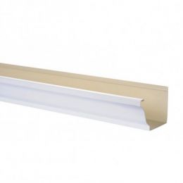 Gouttière aluminium Blanc RAL 9010 G300 - Longueur 3 mètres 