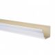 Gouttière aluminium Blanc RAL 9010 G300- Longueur 6700 mm -