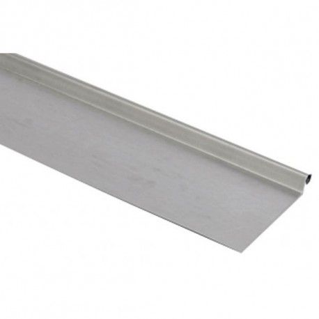 Bande astragale zinc DEV 400 mm - Longueur 2 mètres