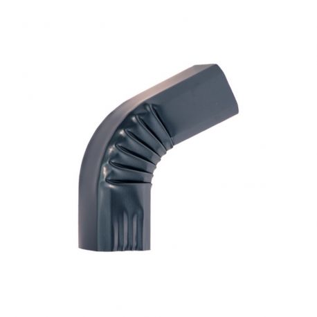 Coude frontal (1)intérieur aluminium LISSE Gris ardoise 60X80