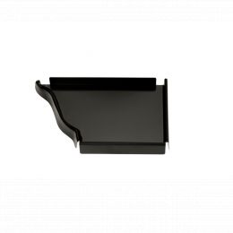 FOND DROIT GOUTTIERE ALUMINIUM NOIR G300
