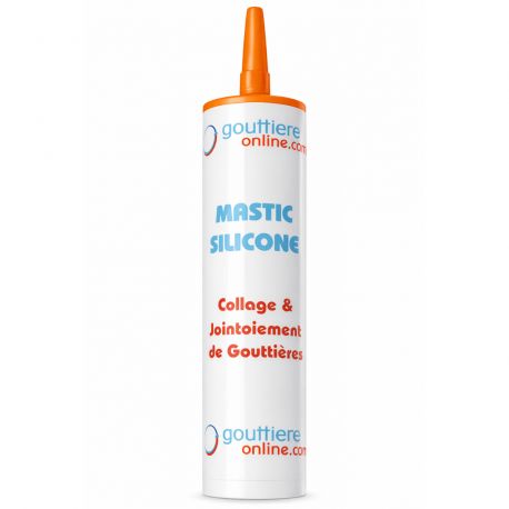 SILICONE TRANSLUCIDE 300 ML POUR ZINC, CUIVRE, ALUMINIUM, ACIER GALVANISÉ