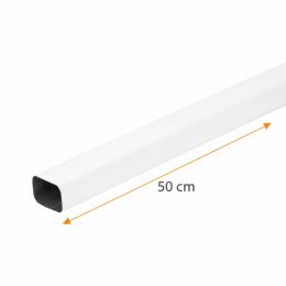 DEVOIEMENT ALUMINIUM LISSE blanc 60X80 - 50CM