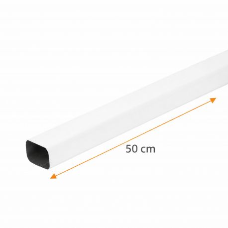 DEVOIEMENT ALUMINIUM LISSE blanc 60X80 - 50CM