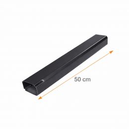 DEVOIEMENT ALUMINIUM LISSE NOIR SABLE 210060X80 - 50CM