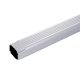TUYAU DE DESCENTE RECTANGULAIRE ALUMINIUMGRIS METAL RAL 9006 60X80 - 2ML