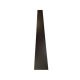 Bande plane aluminium 0,7 mm BrunRAL 8017 - Longueur 2,5 mètres - Largeur : 5 cm