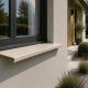 Appui de fenêtre Aluminium sable RAL 1015 1 mm - 2 mètres