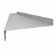 Appui de fenêtre Aluminium gris metal RAL 9006 1 mm - 2 mètres