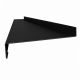 Appui de fenêtre Aluminium noir RAL 9005 1 mm - 2 mètres