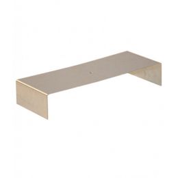 Patte de fixation acier galva 10/10 pour couvertine - Largeur : 270 mm