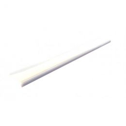 Appui de fenêtre aluminium 1 mm Blanc RAL 9010 - Longueur 1800 mm - Profondeur: 490 mm - Hauteur Nez: 20 mm