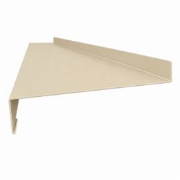 Appui de fenêtre aluminium sable RAL 1015 - Longueur 2 mètres - Retour: 30 mm - Profondeur 500 mm - Hauteur nez 40 mm