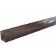 Pliage U aluminium marron RAL 8017- Longueur 2 mètres - A: 210 mm - B: 30 mm - C: 5 mm