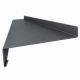 Appui de fenêtre aluminium Gris anthracite RAL 7016 - 2 mètres - Retour fenêtre: 30 mm - Profondeur 270 mm - Hauteur nez 50 mm