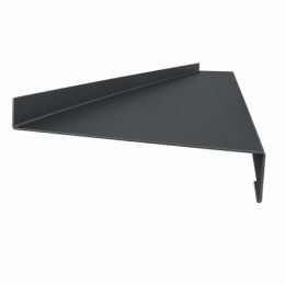 Appui de fenêtre aluminium Gris Anthracite RAL 7016 - Longueur 2620 mm - Retour: 40 mm - Profondeur: 160 mm - Hauteur nez: 30 mm