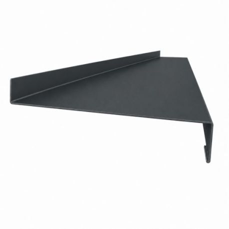 Appui de fenêtre aluminium Gris Anthracite RAL 7016 - Longueur 2620 mm - Retour: 40 mm - Profondeur: 160 mm - Hauteur nez: 30 mm