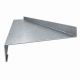 Appui de fenêtre zinc - Longueur 2 mètres - Sans retour - Profondeur: 65 mm - Hauteur Nez: 30 mm