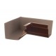 ANGLE INTERIEUR 90° ALUMINIUM MARRON RAL 8017