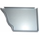 FOND DROIT GOUTTIERE ALUMINIUM GRIS METAL G300